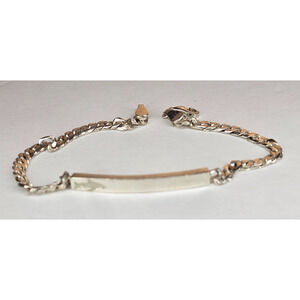 MOD Surf Sterling Silver Bracelet 925 Enamel Dolphin Hawaii 7.5"